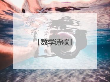 数学诗歌