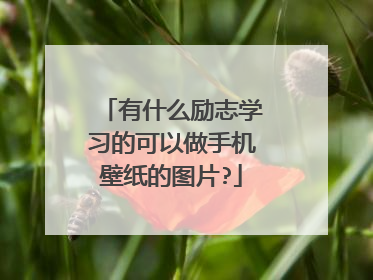 有什么励志学习的可以做手机壁纸的图片?