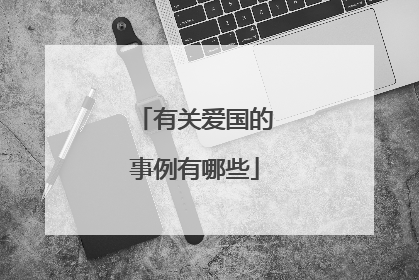 有关爱国的事例有哪些
