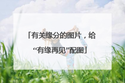 有关缘分的图片,给 “有缘再见”配图