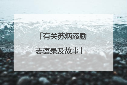 有关苏炳添励志语录及故事
