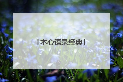 木心语录经典