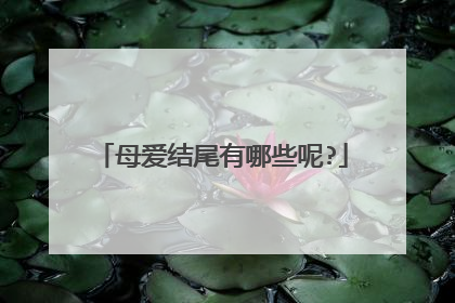 母爱结尾有哪些呢?