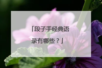 段子手经典语录有哪些?