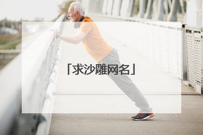 求沙雕网名