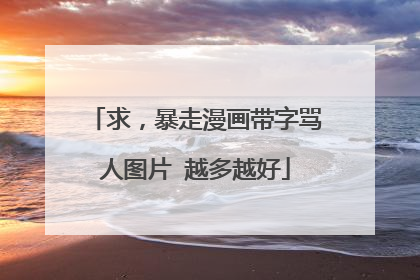 求,暴走漫画带字骂人图片 越多越好