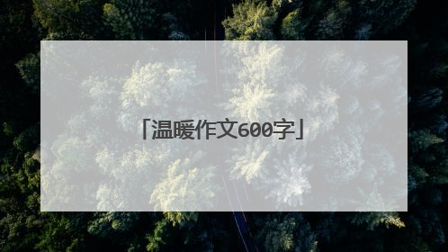 温暖作文600字