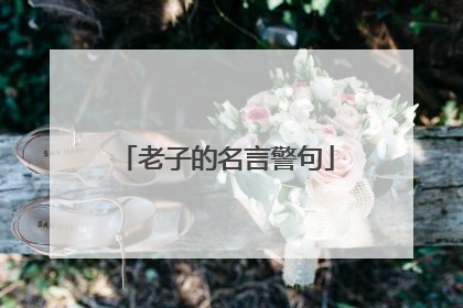 老子的名言警句