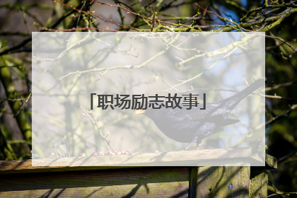 职场励志故事