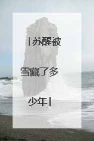 苏醒被雪藏了多少年