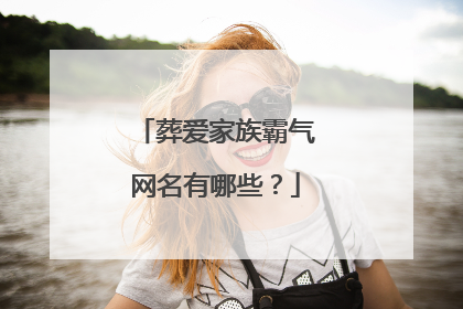 葬爱家族霸气网名有哪些?