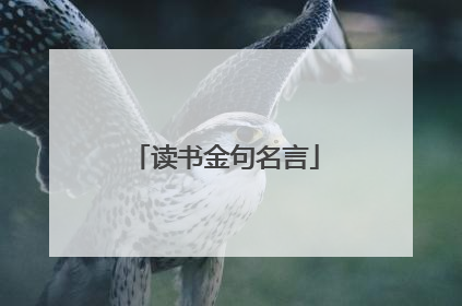 读书金句名言