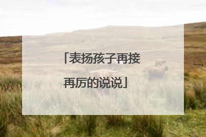 表扬孩子再接再厉的说说