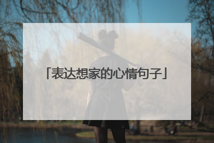 表达想家的心情句子