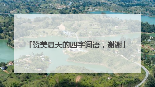 赞美夏天的四字词语,谢谢