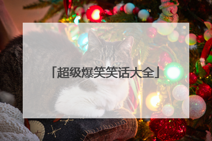 超级爆笑笑话大全