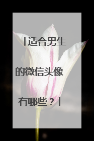 适合男生的微信头像有哪些?