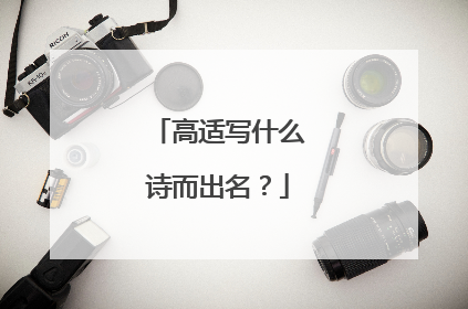 高适写什么诗而出名?