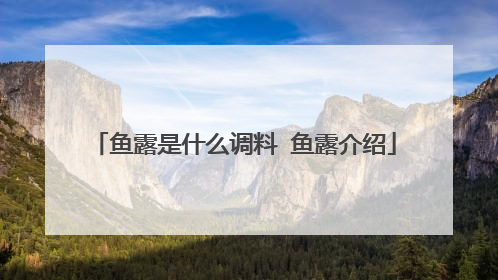 鱼露是什么调料 鱼露介绍