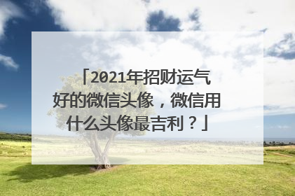 2021年招财运气好的微信头像,微信用什么头像最吉利?