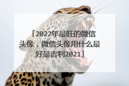 2022年最旺的微信头像,微信头像用什么最好最吉利2021