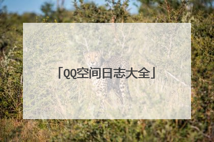 QQ空间日志大全