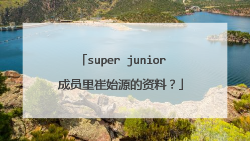 super junior 成员里崔始源的资料?