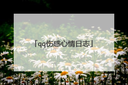 qq伤感心情日志